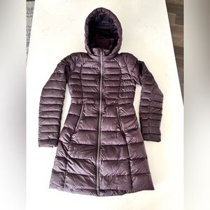 Lululemon Brave The Cold Down Long Jacket Coat - Black Cherry - Women's Size 2